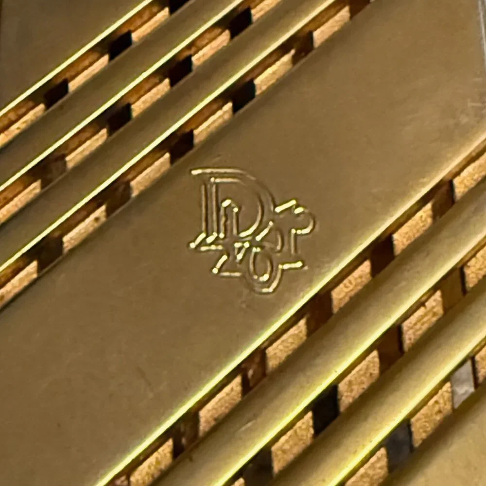 Christian Dior Gold Tone Money Clip | Great Condition | Vintage